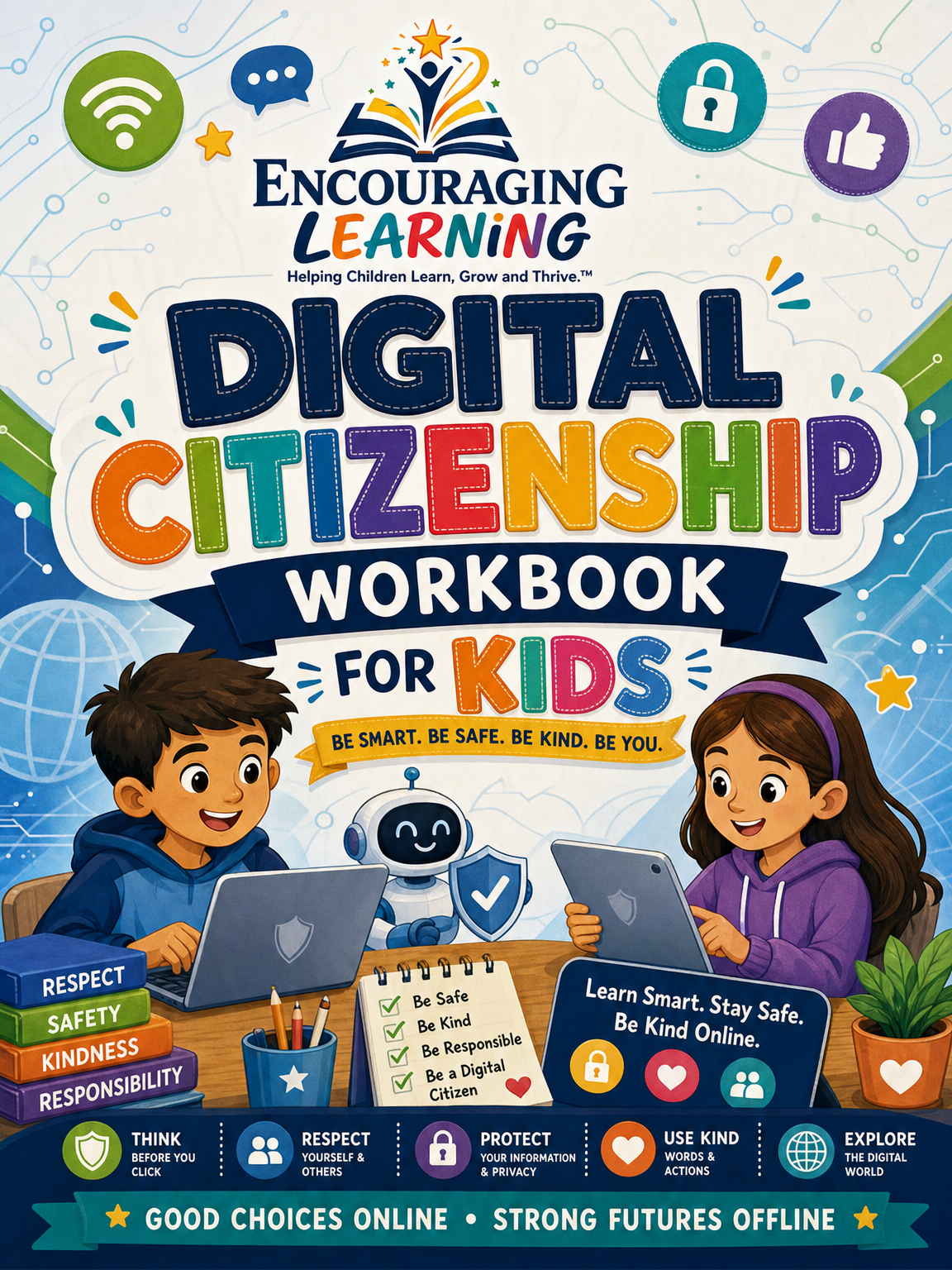 Digital Citizenship Workbook for Kids