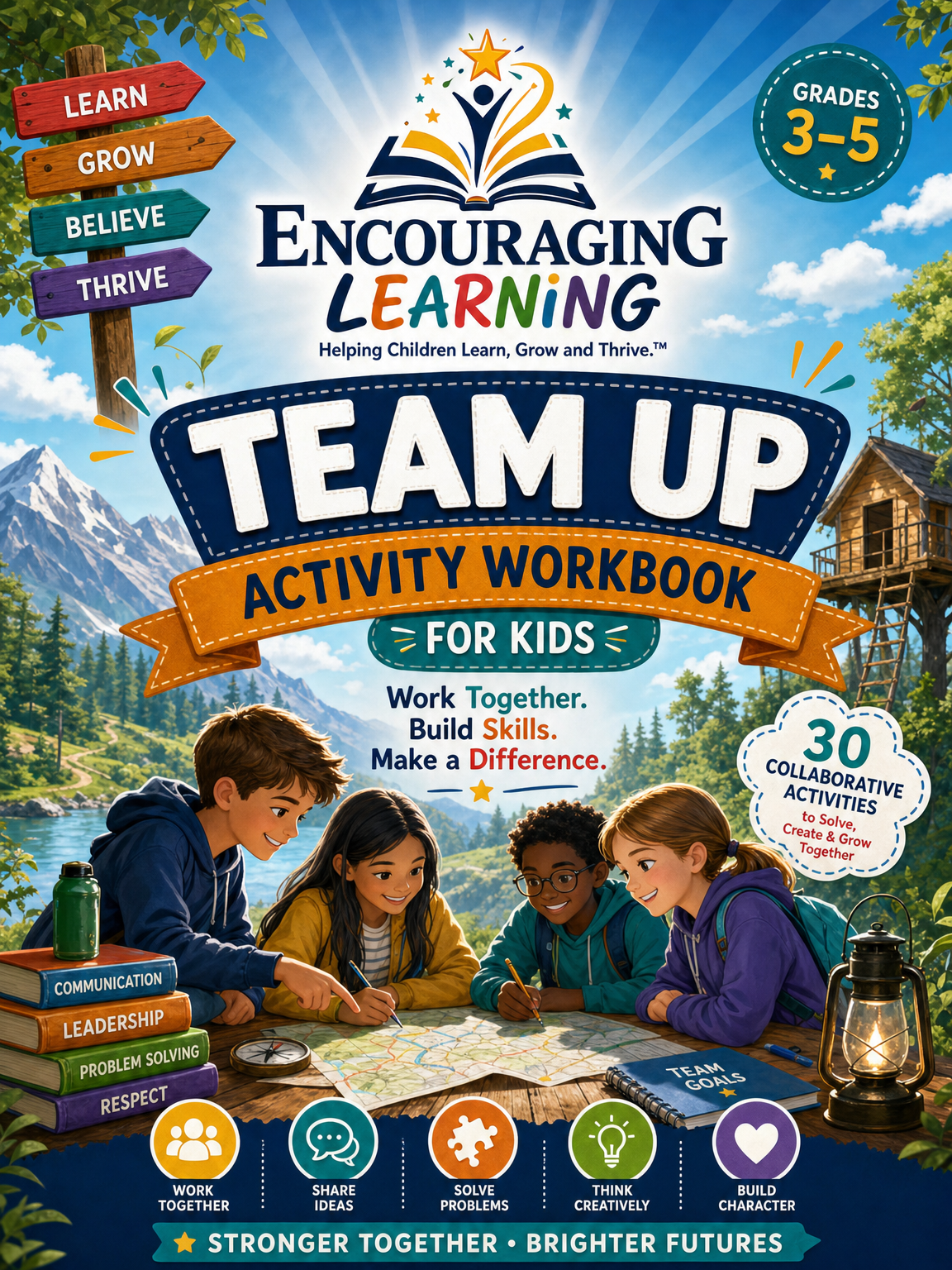 Team Up! Activity Workbook for Kids