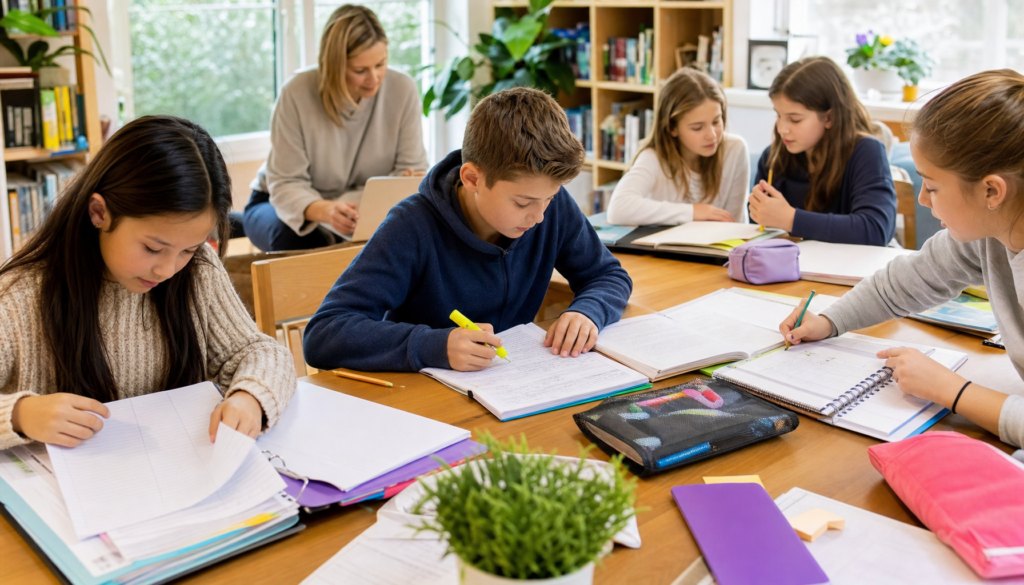 study skills for kids practicing organization and learning strategies
