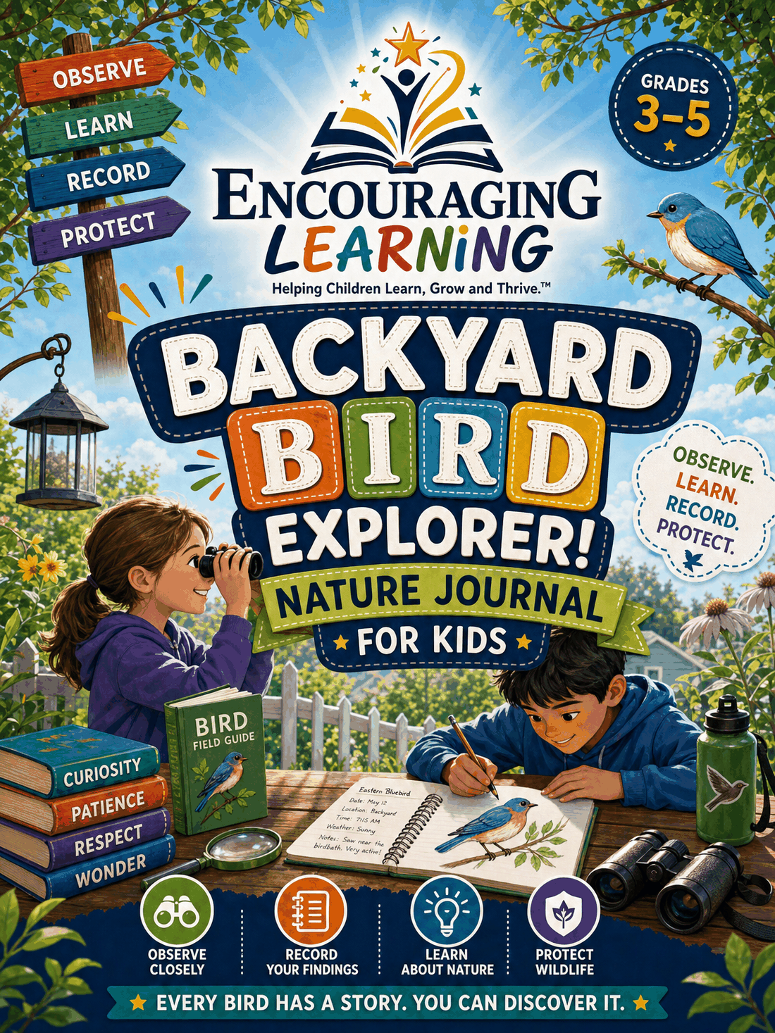 Backyard Bird Explorer! Nature Journal for Kids