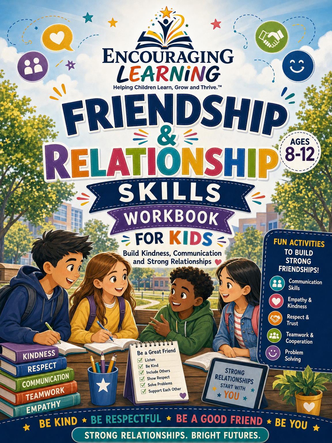 Friendship & Relationship Skills Workbook for Kids