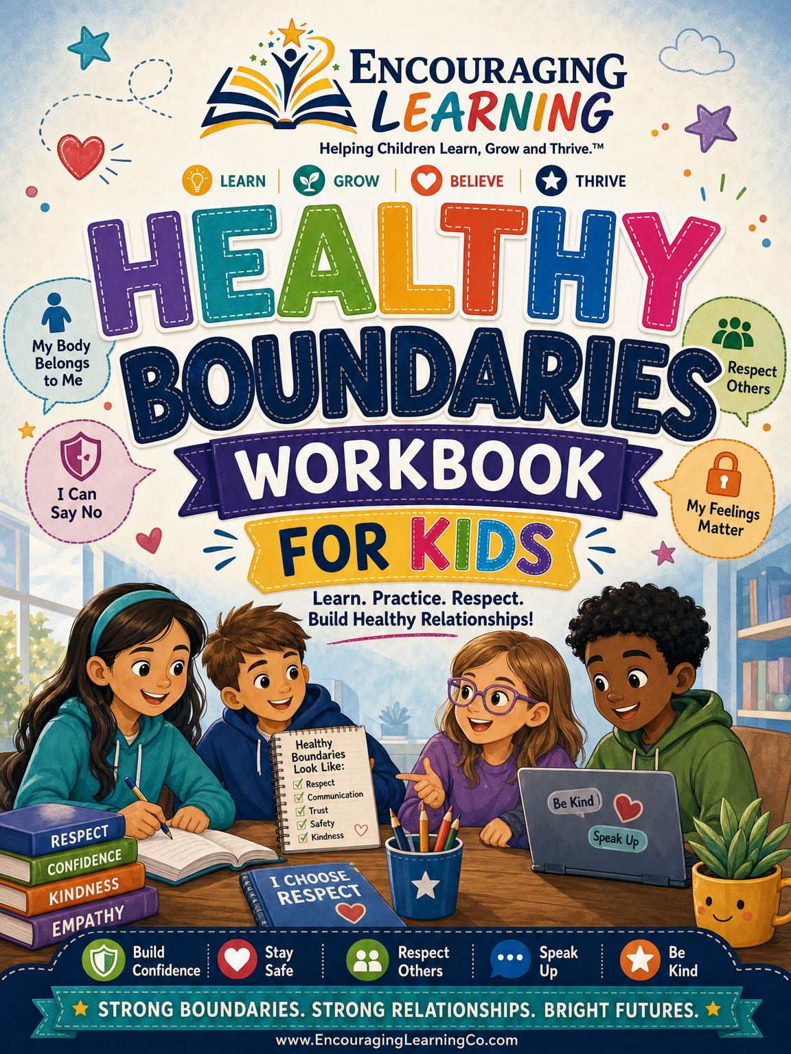 Healthy Boundaries Workbook for Kids