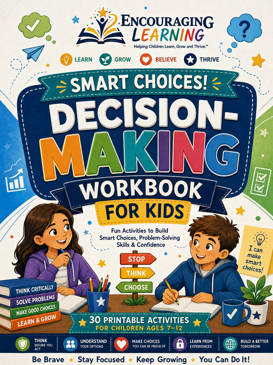 Smart Choices! Decision-Making Workbook for Kids