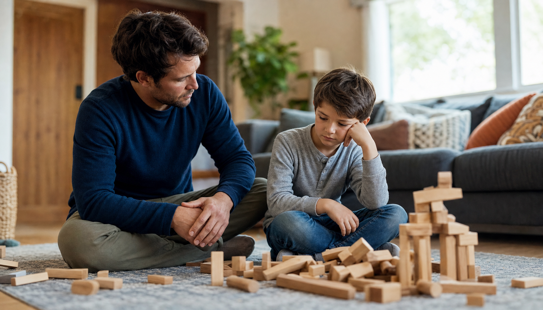 emotional intelligence for kids learning to manage frustration with a parent